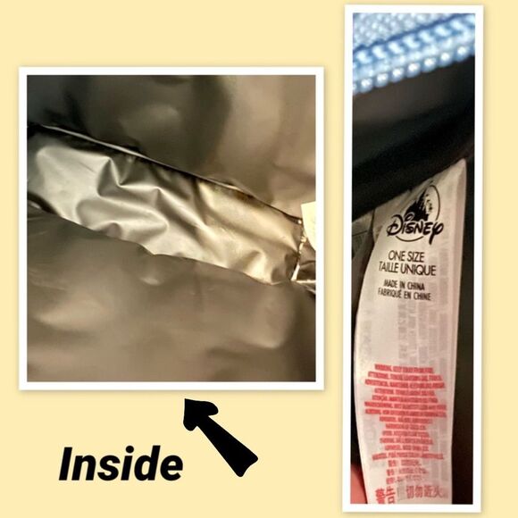 Disney Store Mickey Mouse Summer Fun Cooler Bag Beach Tote Bag Insulated CLEAN - Picture 2 of 2